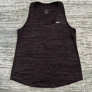 Nike tank top - gray/black - small
